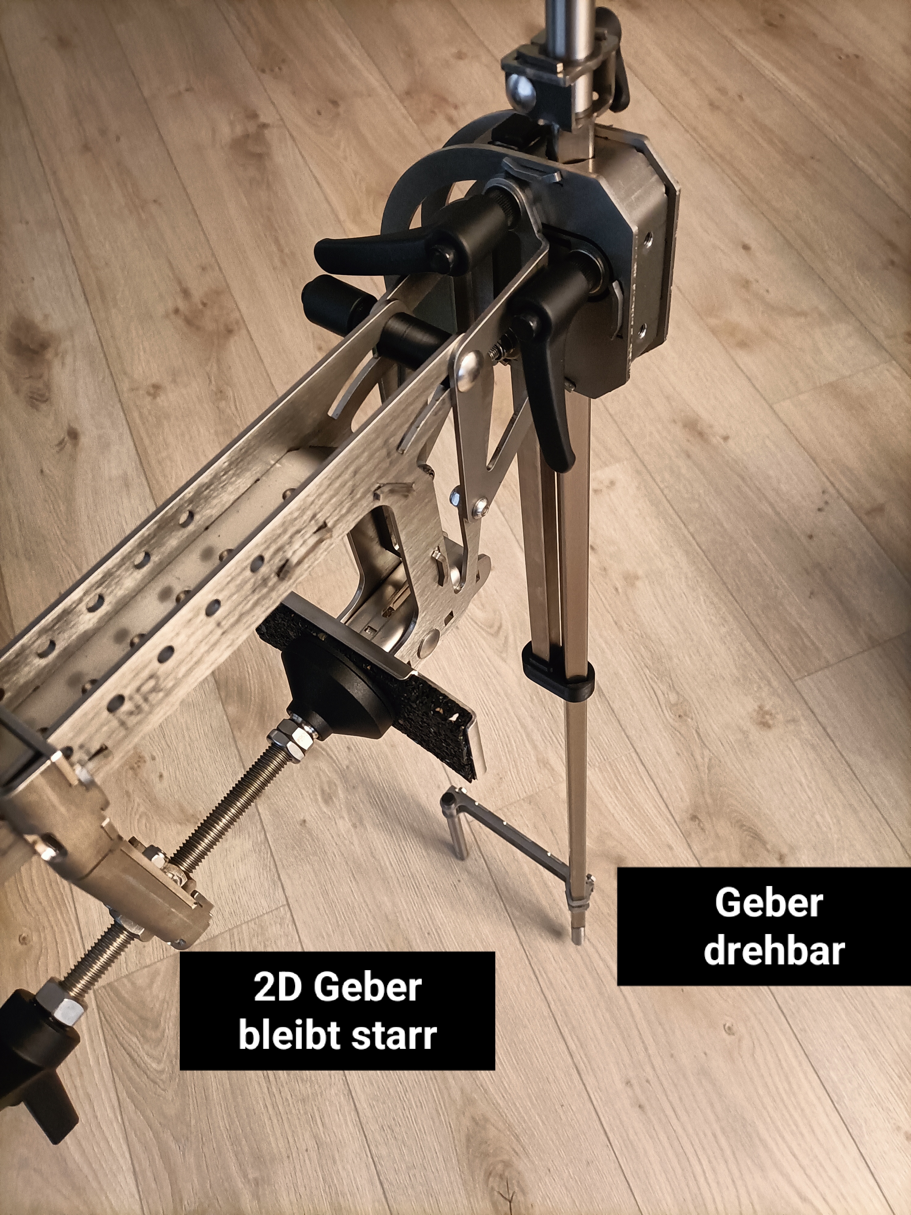 KED Echolot Geberstange Seitenmontage Klemmvariante 14 cm